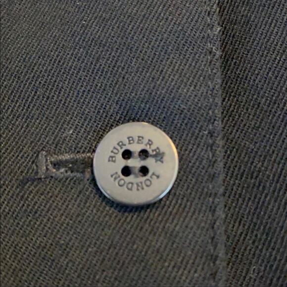 Burberry Double Breasted Black Mini Skirt Sz 6 - Picture 3 of 5